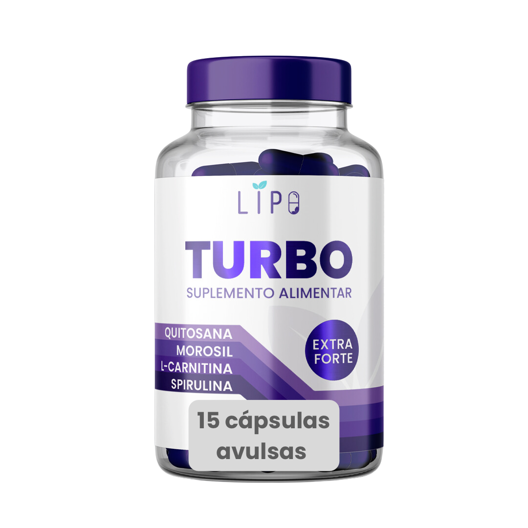 EXPERIMENTE! LIPO TURBO - Extra Forte (15 cápsulas avulsas)