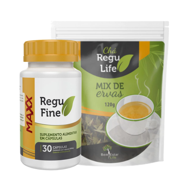 COMBO REGU FINE MAXX + CHÁ REGU LIFE