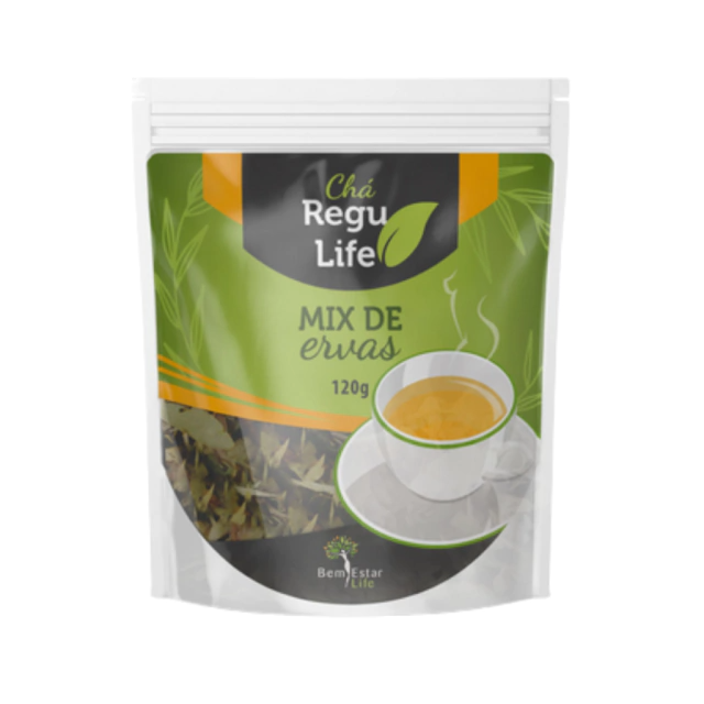 CHÁ REGU LIFE - MIX DE ERVAS (120gr)