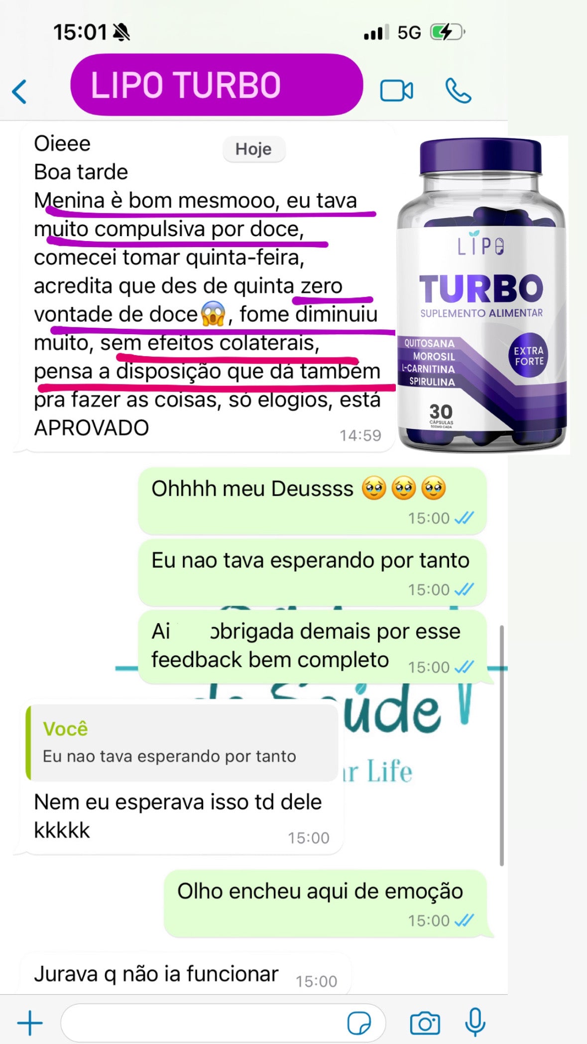 LIPO TURBO - Extra Forte (30 cápsulas)