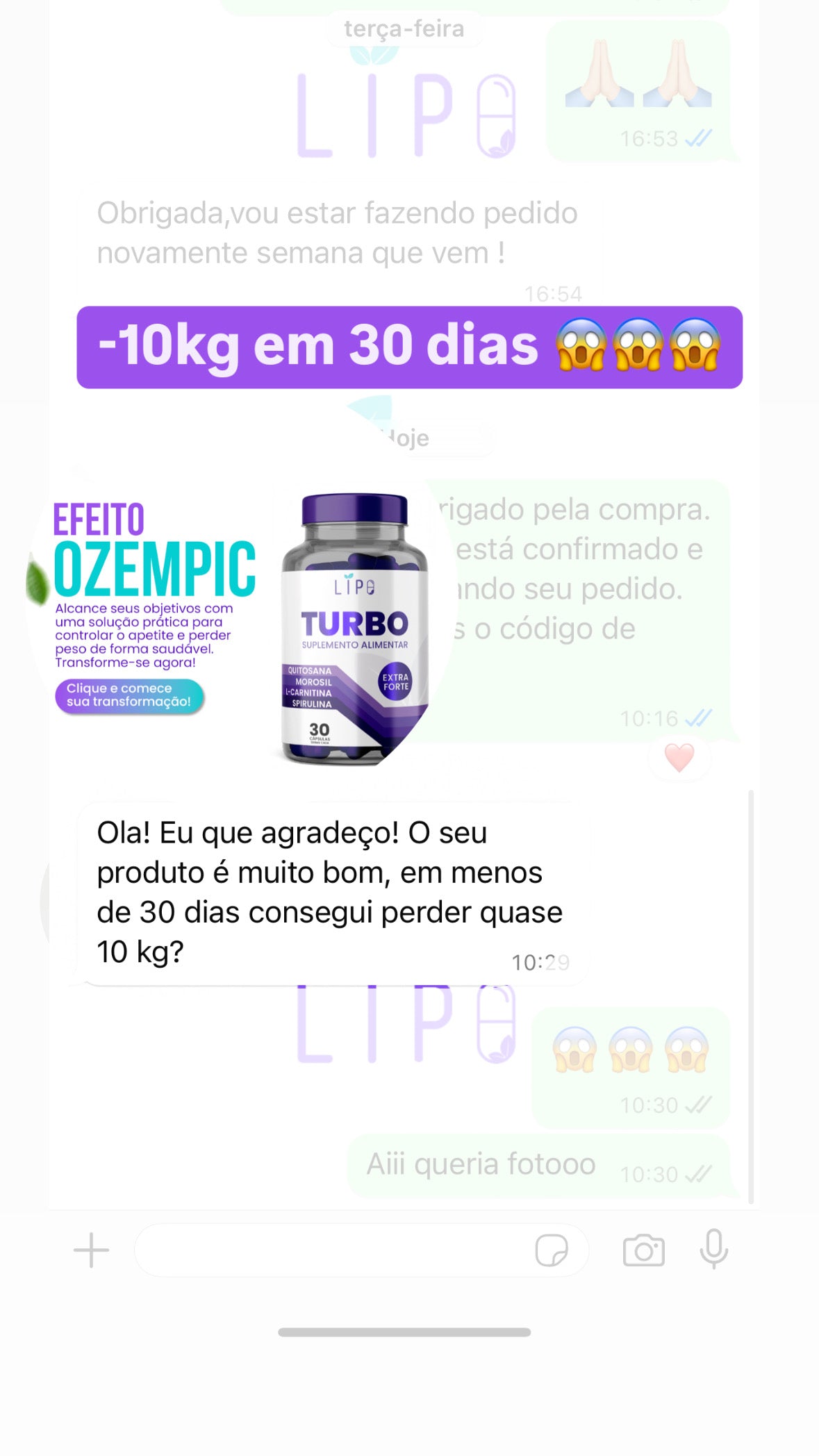 LIPO TURBO - Extra Forte (30 cápsulas)