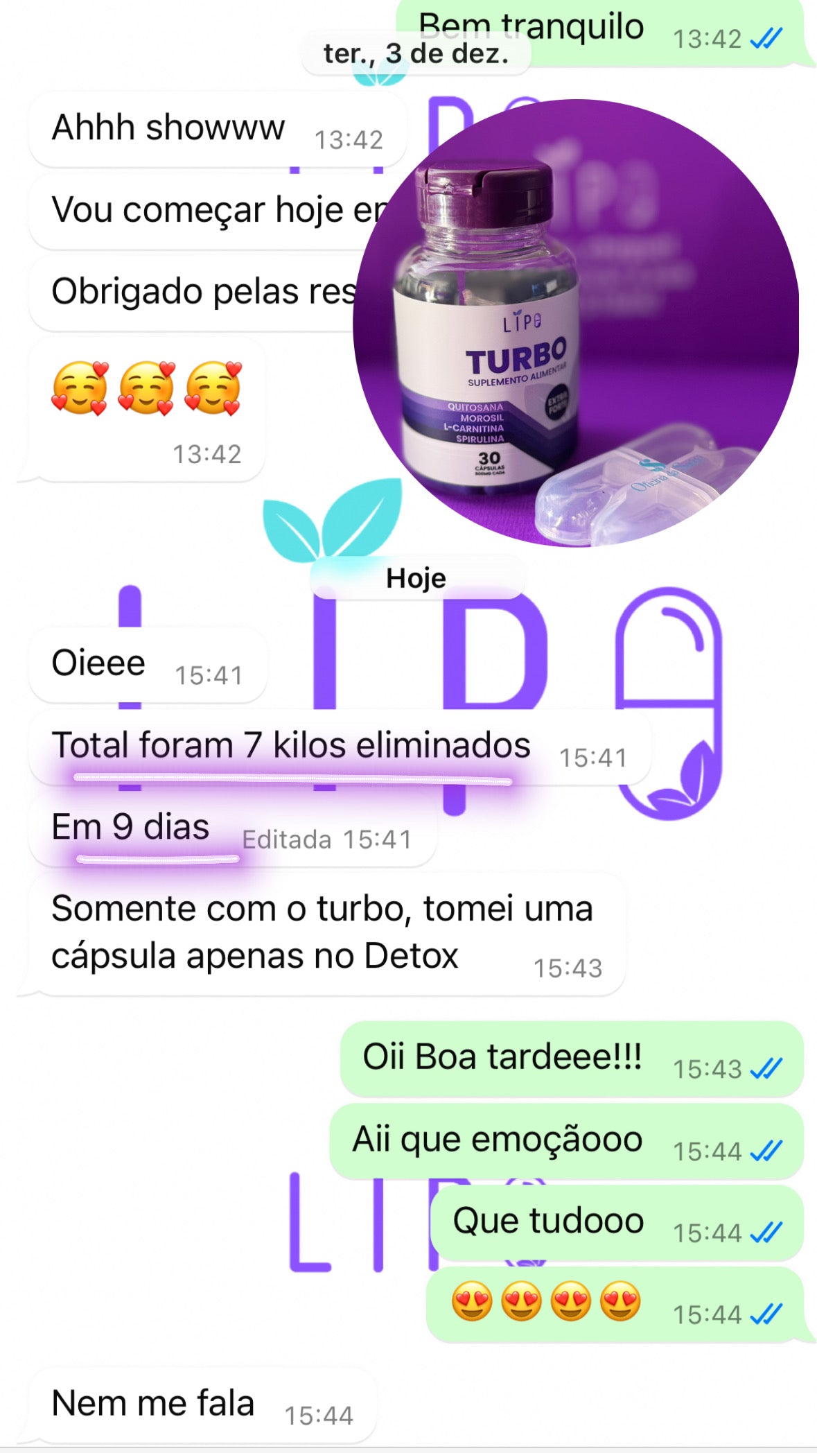 LIPO TURBO - Extra Forte (30 cápsulas)