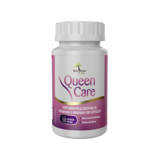 QUEEN CARE - CABELOS E UNHAS (30 cápsulas)
