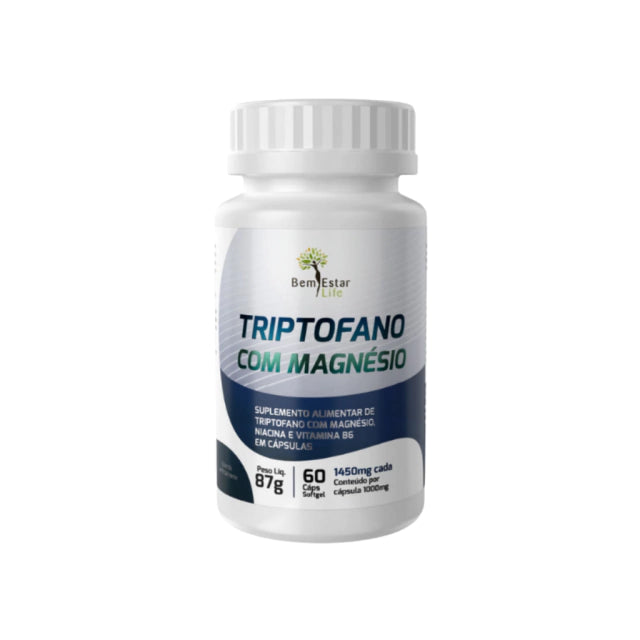 TRIPTOFANO - COM MAGNÉSIO (60 cápsulas)
